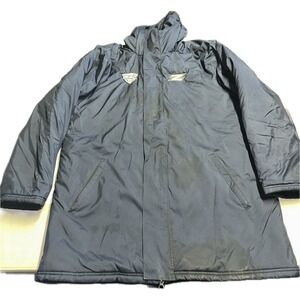 University Of Akron Zips NCAA Adidas Men's Full-Zip Winter Jacket Navy‎ Men's L